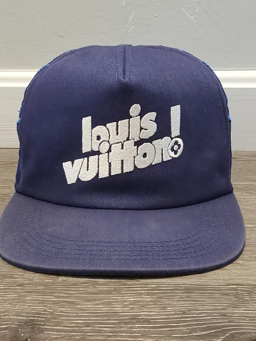 Louis Vuitton Blue Monogram Logo Baseball Cap - Picture 1 of 10